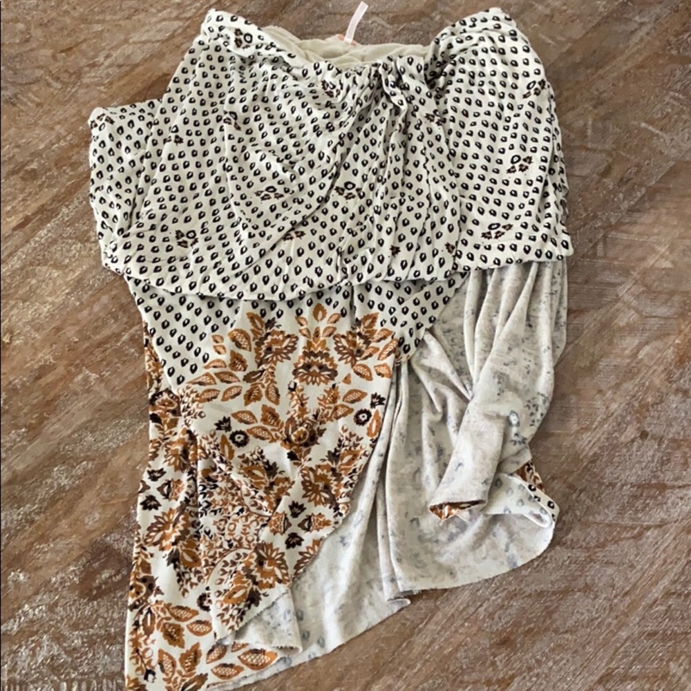 Gathered Free People Maxi Skirt